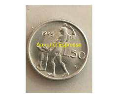Moneta da 50 Lire piccola