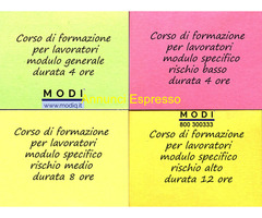 CorsoCorso di formazione per lavoratori modulo generale e rischio basso