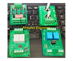 Set di schede interfaccia e simulazione per PLC