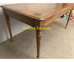 Antico tavolo in rovere massello XIX sec Periodo