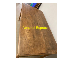 Antico tavolo in rovere massello XIX sec Periodo