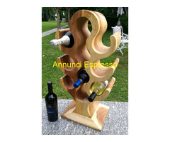 Portabottiglie Legno etnico Porta 10 bottiglie