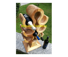 Portabottiglie Legno etnico Porta 10 bottiglie
