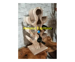 Portabottiglie Legno etnico Porta 10 bottiglie