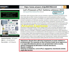 Libro programmazione PLC Siemens edizione 2024
