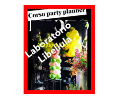 Corso party planner laboratorio libellula