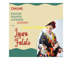 Aiuto per lezioni diInglese spagnolo e Giapponese retribuzione oraria €17