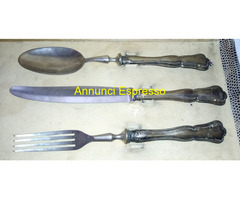 Posate in Argento e Acciaio tris Antichi completi