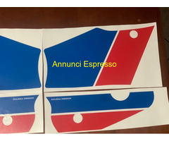 Gilera bullit 1 serie rosso e blu kit adesivi