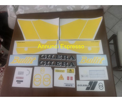 Gilera bullit 1 serie giallo e nero kit adesivi