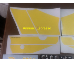 Gilera bullit 1 serie giallo e nero kit adesivi