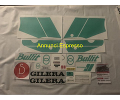 Gilera bullit 1 serie verde kit adesivi nuovi
