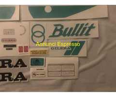 Gilera bullit 1 serie verde kit adesivi nuovi