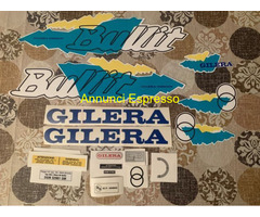 Gilera bullit bianco verde gialli kit adesivi