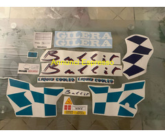 Gilera bullit kit adesivi telaio viola