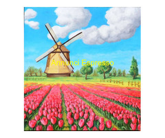 Pittura ad\'olio - ricordo vacanze