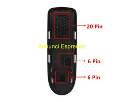 Pulsantiera interruttore alzavetri SX PEUGEOT 308