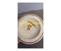 Antico piatto Pesaro in maiolica Bonucci e Latti