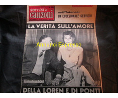 Riviste Sorrisi e Canzoni anni 50 .