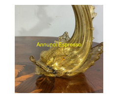 Coppia di candelabri /Candelieri vetro Murano