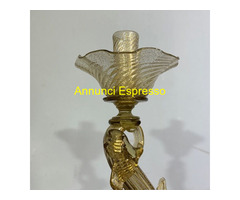 Coppia di candelabri /Candelieri vetro Murano