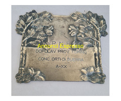 Targa in bronzo Liberty PNF Dopolav.prov. Torino C