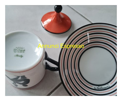 Gio Ponti coppia di tazzine con coperchio Richard