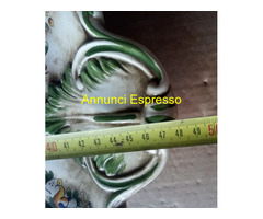 Vassoio Ceramica Capodimonte dipinta a mano