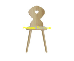 Sedie tirolesi  legno grezzo