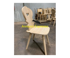 Sedie tirolesi  legno grezzo