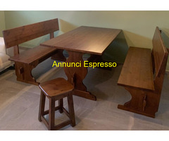 Panche in legno  per pub