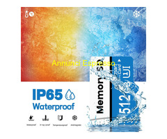 Scheda microSD da 512GB sylmim, impermeabile