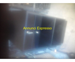 Cassettiera in laminato nero opaco con chiave