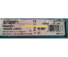 Makita Avvitatore modello 6018d completo di valige
