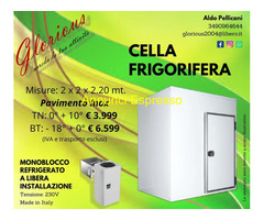 Cella Frigo con monoblocco a libera installazione