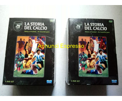 DVD la Storia del Calcio nuovi mai aperti ancora s