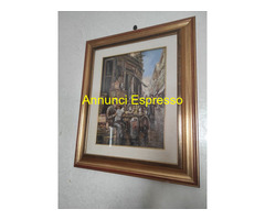 Quadro con vecchio che legge