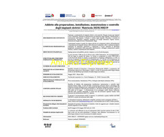 CorsoAddetto alla preparazione, installazione, manutenzione e controllo degli impianti elettric