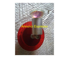 Faretto orientabile alogeno a 220 volt completo