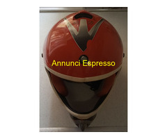 Casco moto cross con visiera intercambiabile