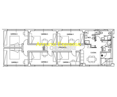 Posto letto instanza indipendente RONDINELLA mq14 affitto Euro475