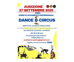 Corsocorso di avviamento professionale DANCE & CIRCUS 2025/26 Roma