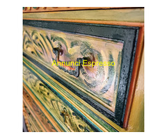 CASSETTIERA ARTISTICA VINTAGE DIPINTA A MANO