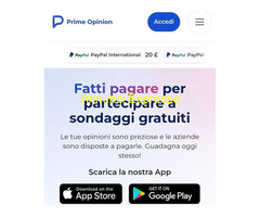 Prime Opinion sondaggi a pagamento