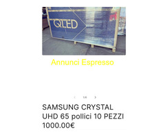 Samsung Crystal UHD 65 pollici 10 pezzi