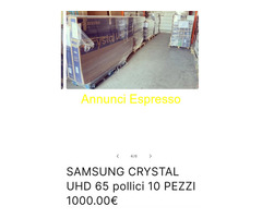 Samsung Crystal UHD 65 pollici 10 pezzi