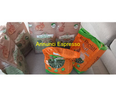 Sacchetti di pellet per conigli nani