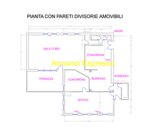 Affitto loft San Vitale mq230 numero locali> cinque