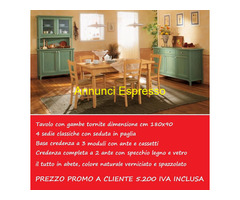 Zona giorno abete
