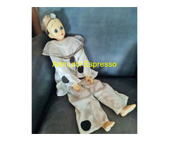 Grande Pierrot bambola  vintage  MIGLIORATI  1977